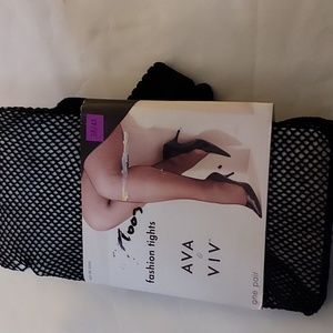 Women's Fashion Tights Fish-net Black sz 3x-4x